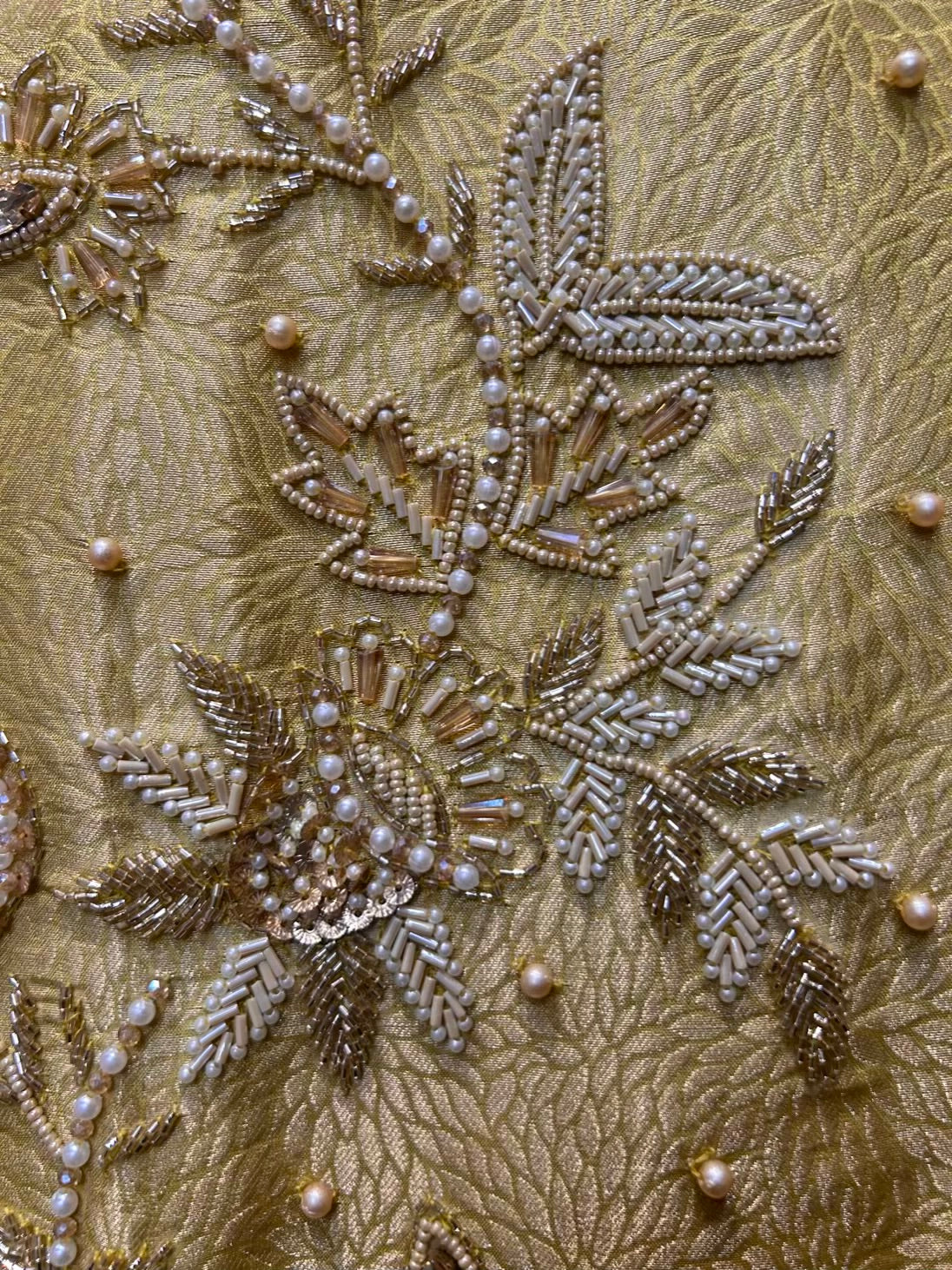 Zarehni Brocade Suit (Yellow)