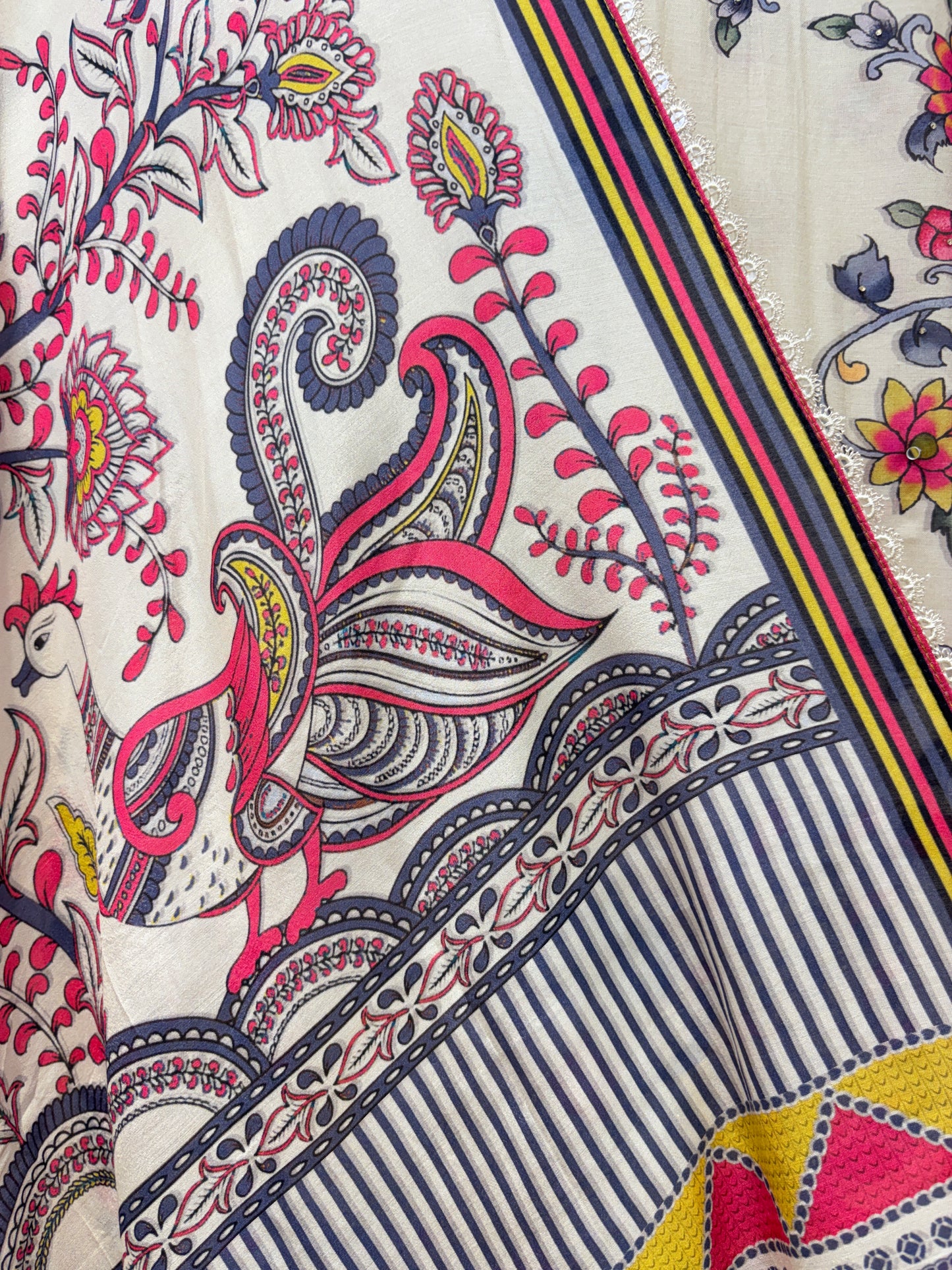 Pearl Mirage Printed Suit