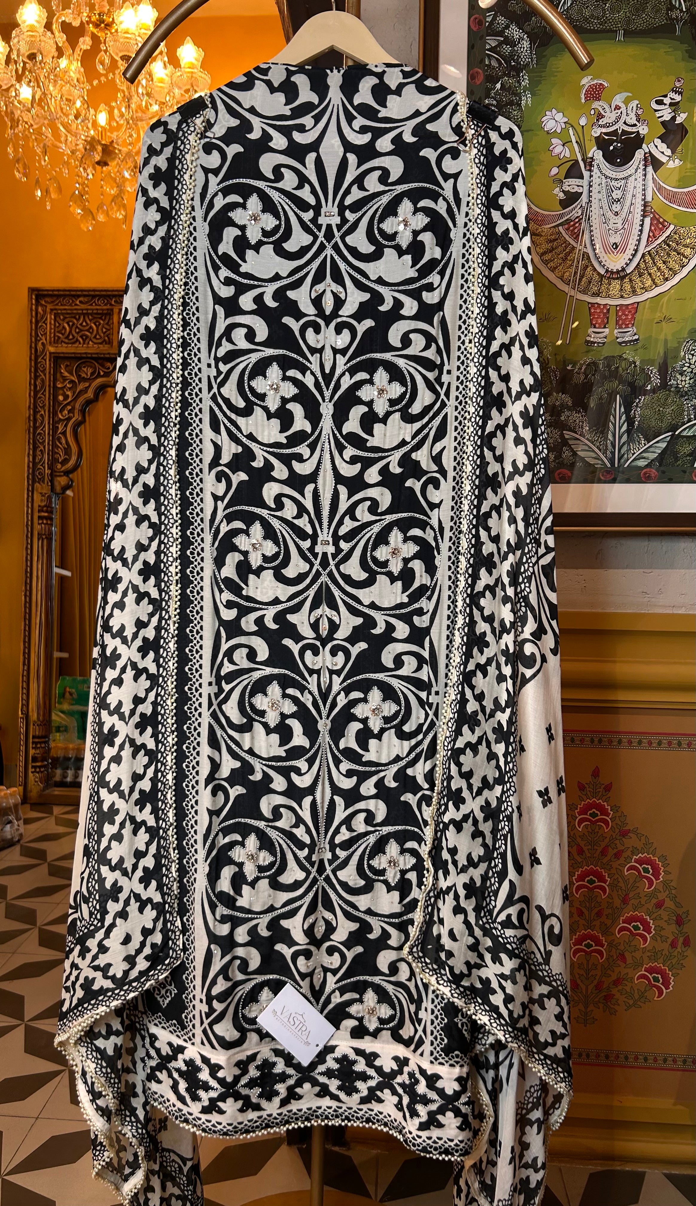 Ilahi Muslin Suit (Black)