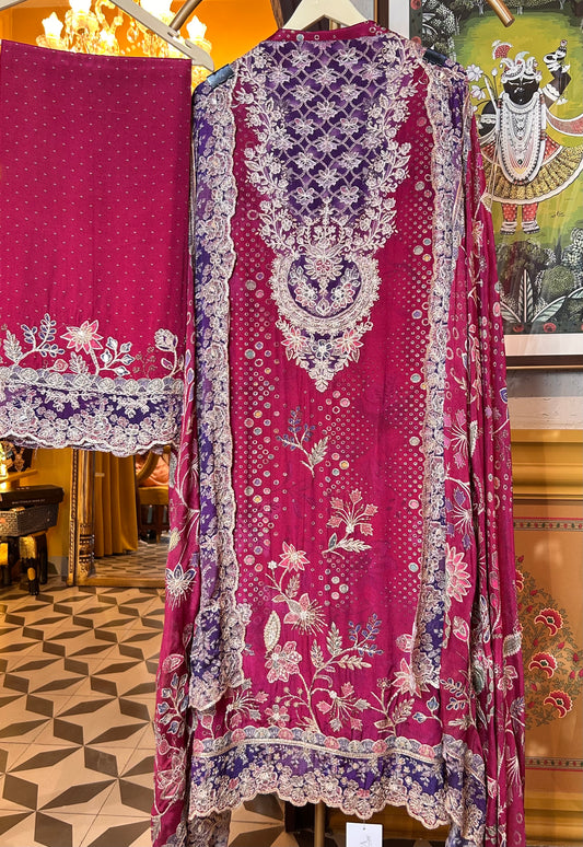 Elira Crepe Suit (Pink)
