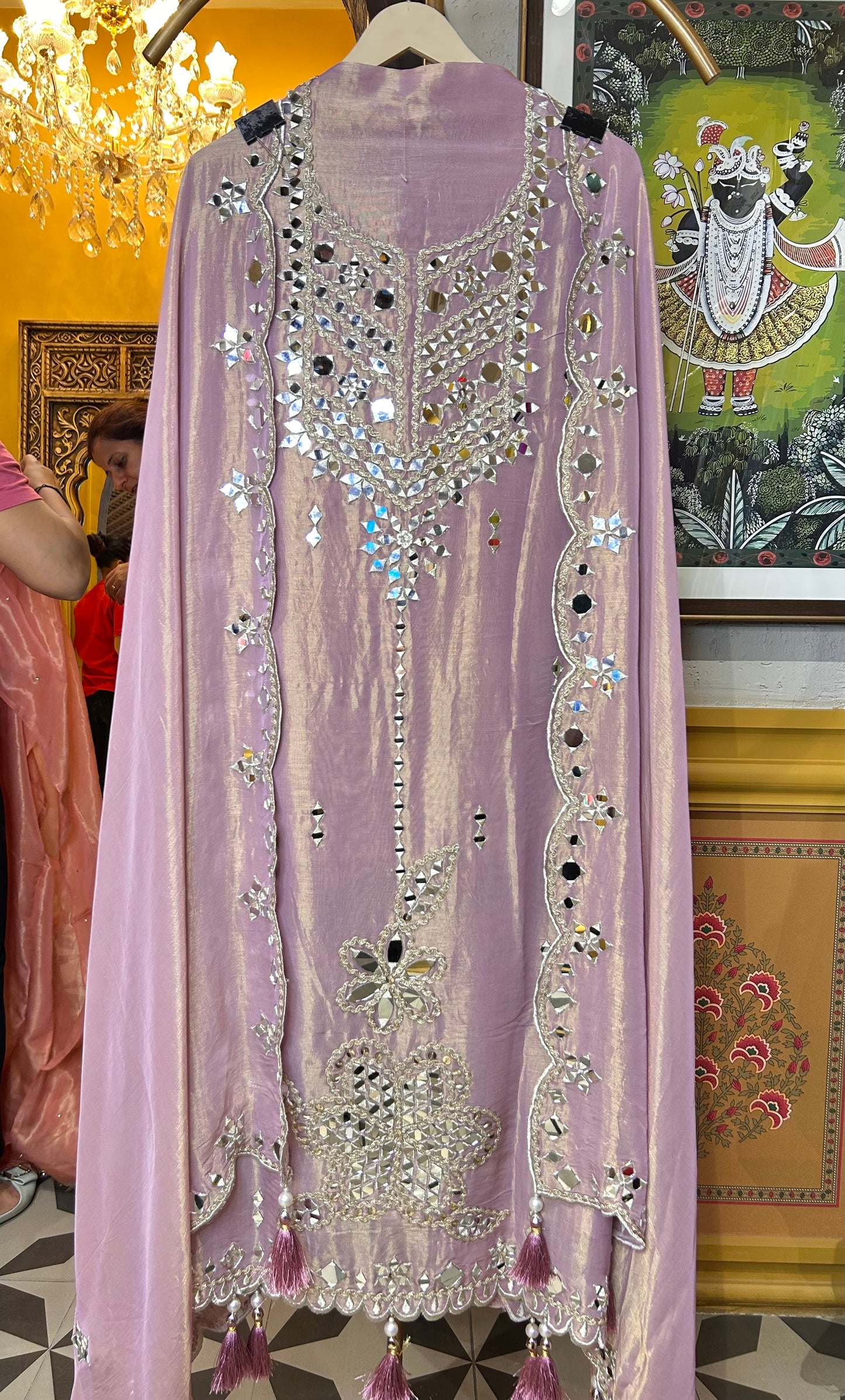Aaina-e-Dori (Lavender)