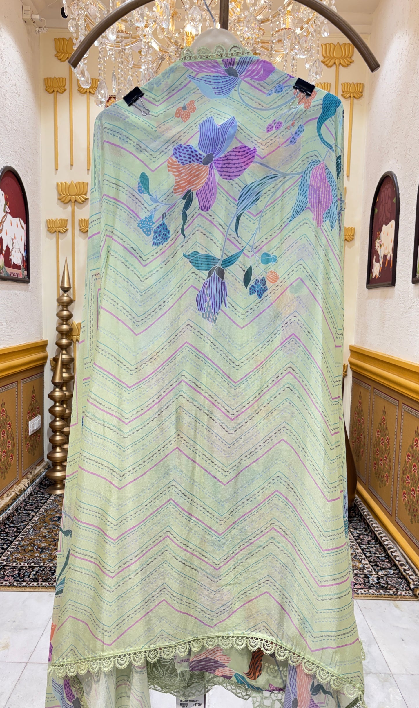 Reina Muslin Lace Set
