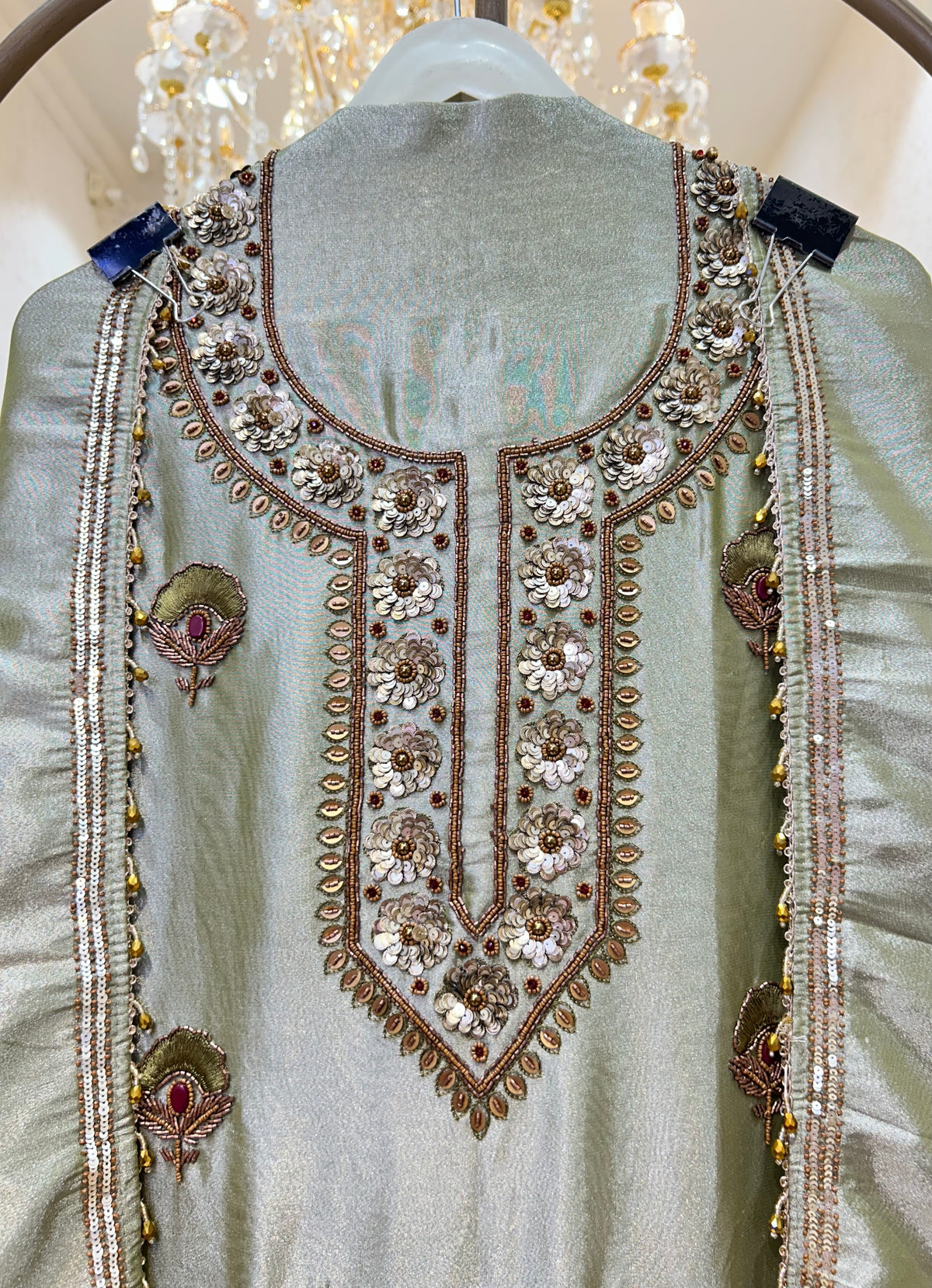 Ruhzaina Organza Suit
