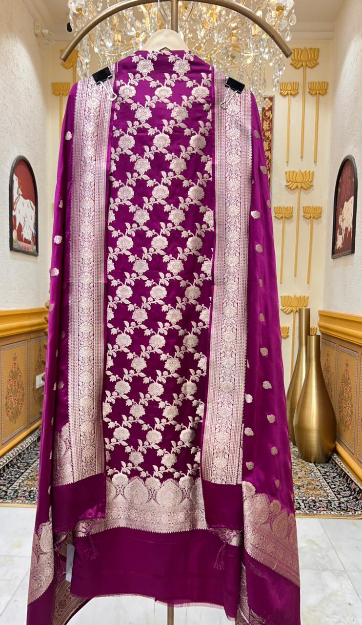 Riyara Banarasi Heirloom Suit (Purple)