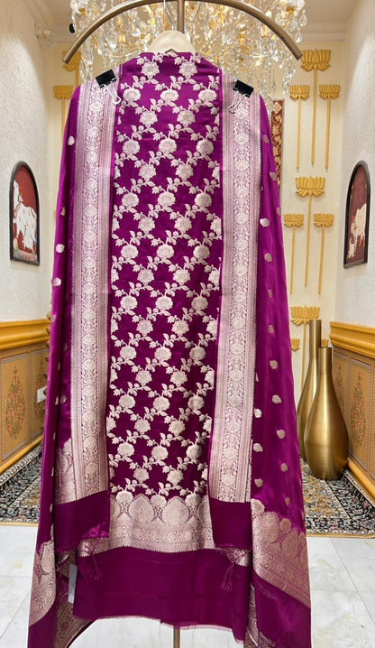 Riyara Banarasi Heirloom Suit (Purple)
