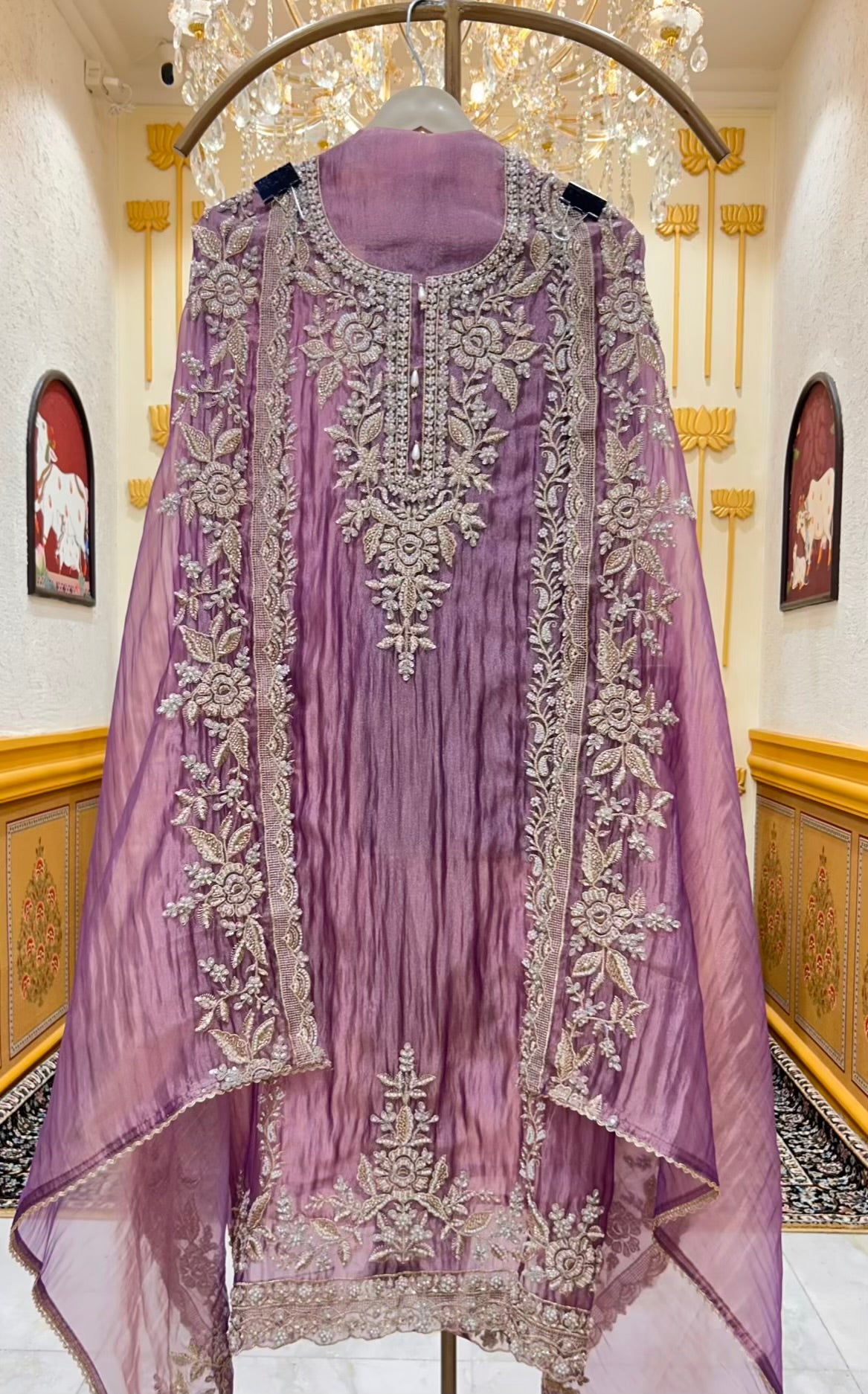 Aarini Tissue Élan Suit (Purple)
