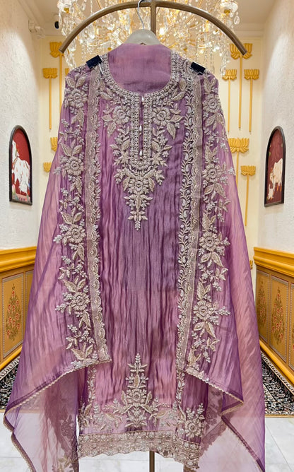 Aarini Tissue Élan Suit (Purple)