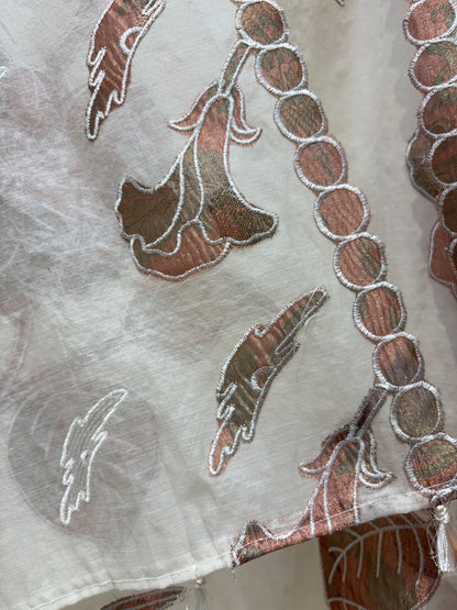 Mehrnoor Appliqué Chanderi Suit