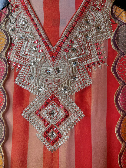 Chamak Shimmer Organza Suit