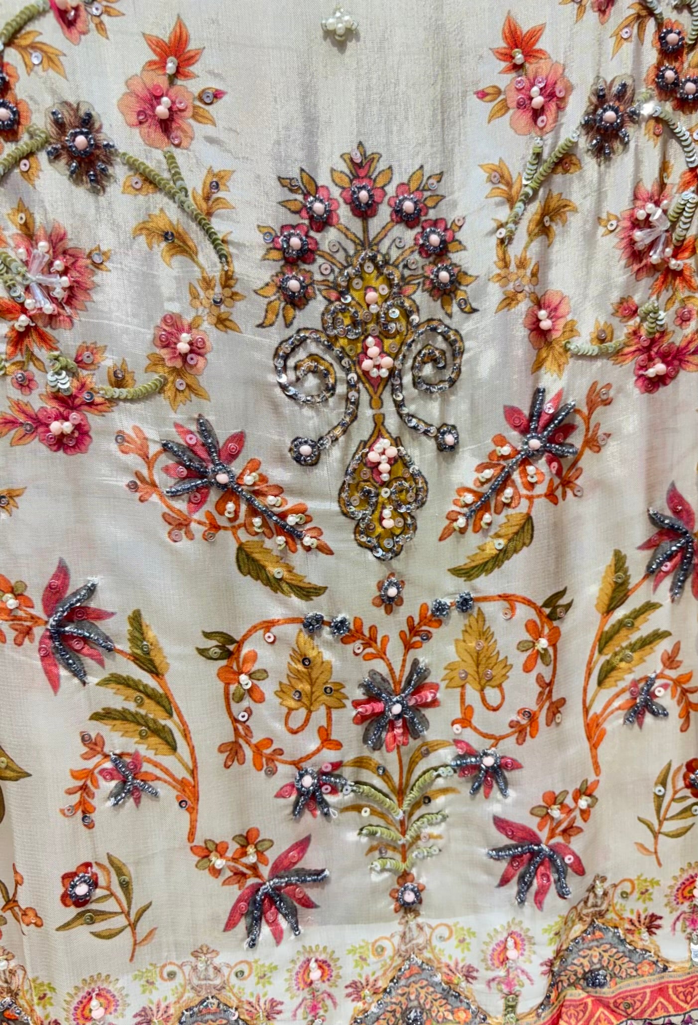 Zarmeen Silk Organza Suit