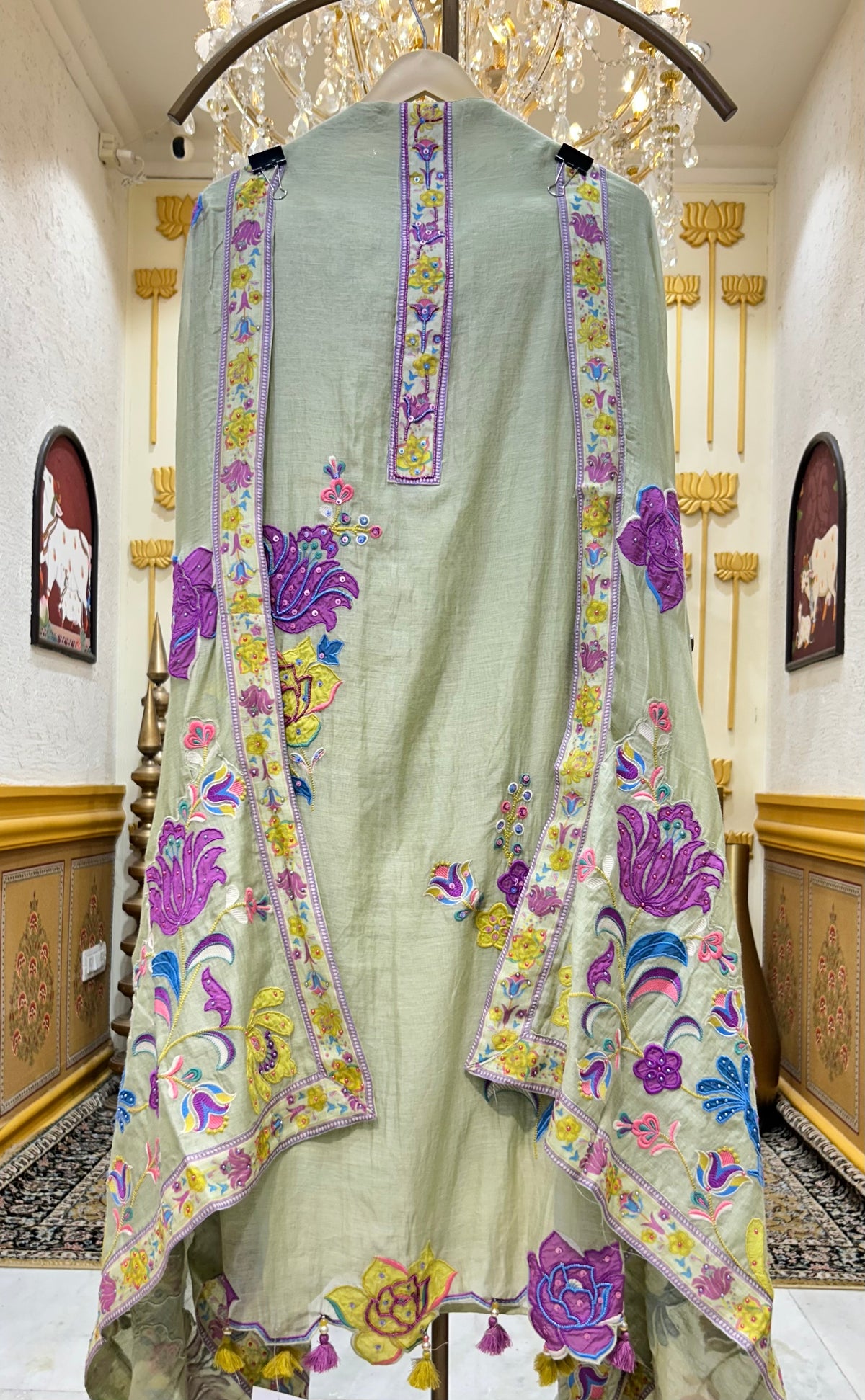 Aarvesha Mul Chanderi Suit