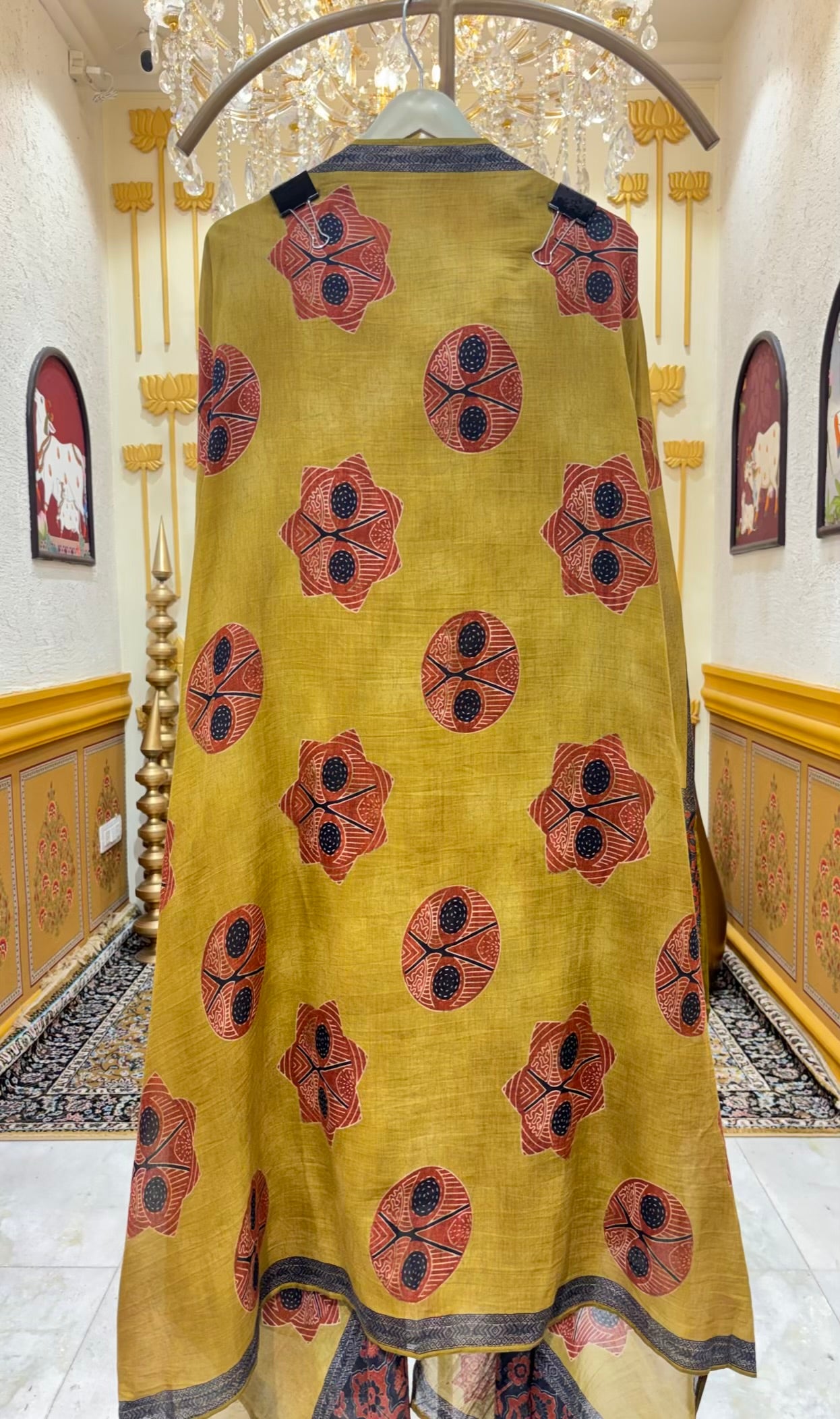 Aafreen Printed Chanderi Suit