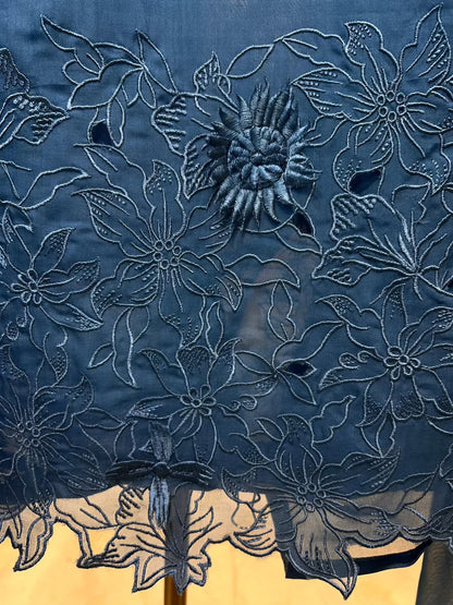 Zarleen Threadwork Suit (Blue)