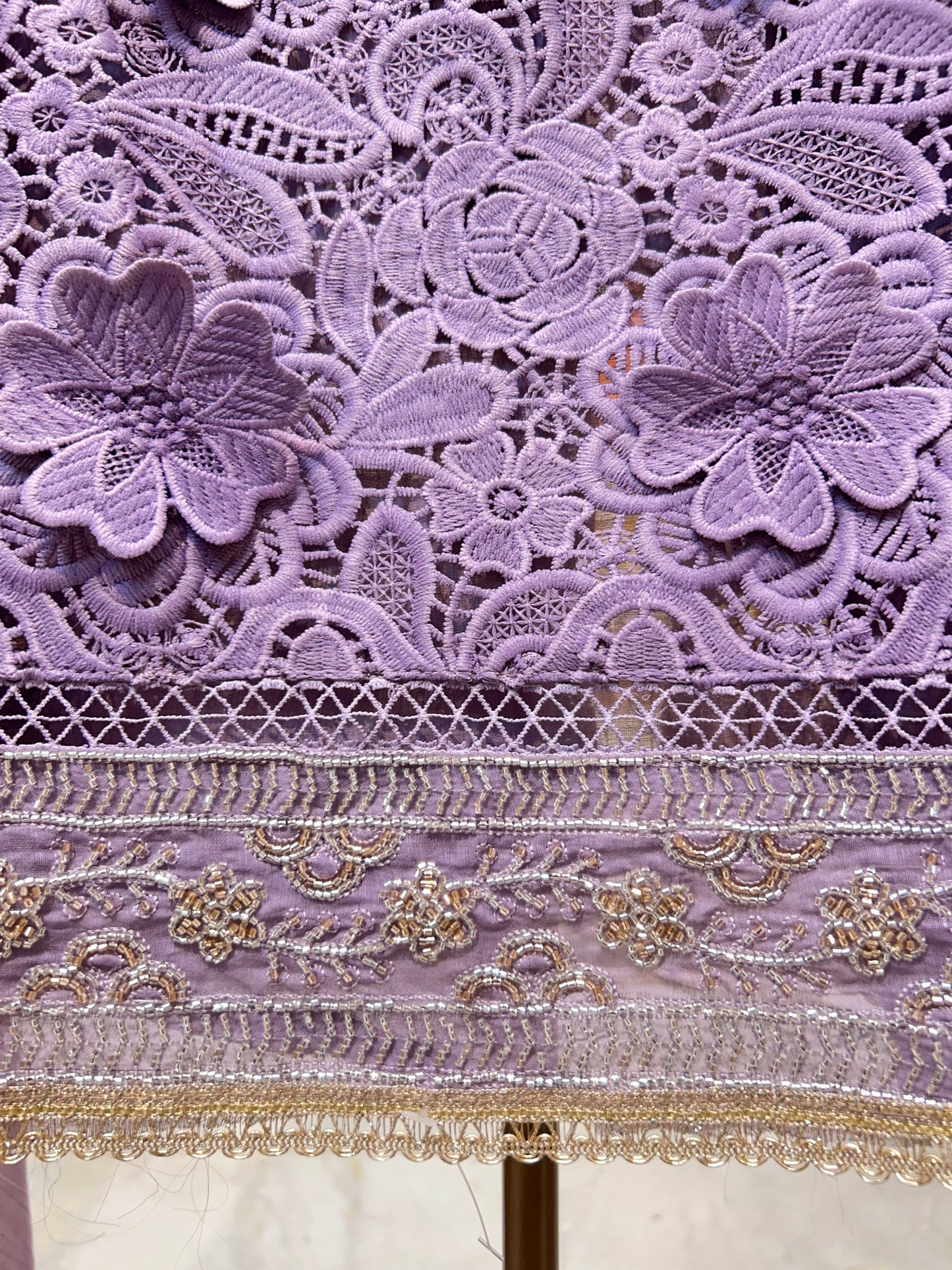 Ira Crochet Chanderi Suit