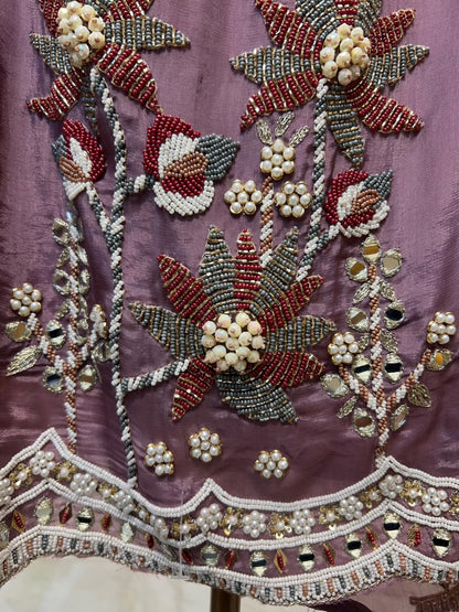 Ameera Naqsh Suit (Lavender)