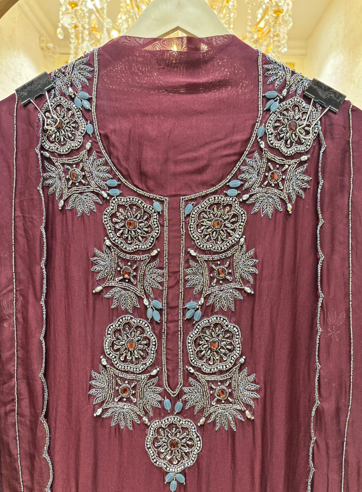 Zarqash Organza Suit
