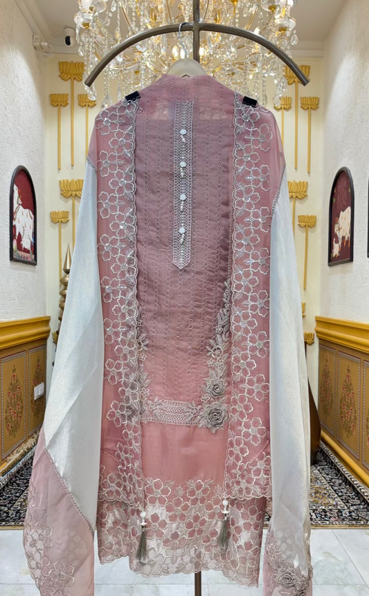 Ziana Zari Organza Suit