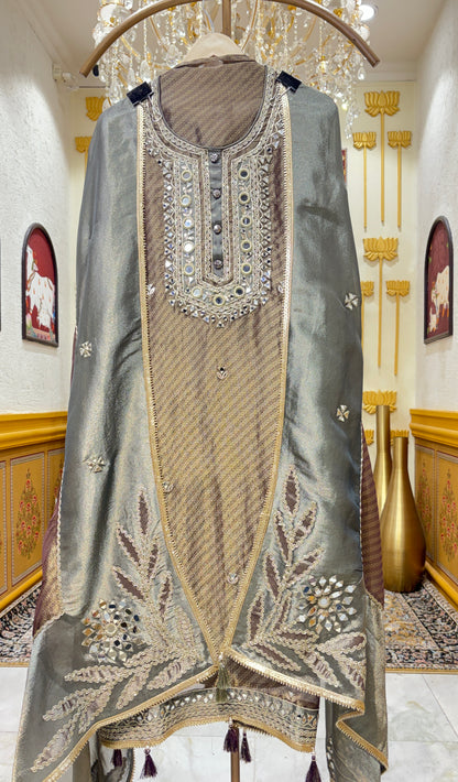 Zar Afreen Mirror Suit