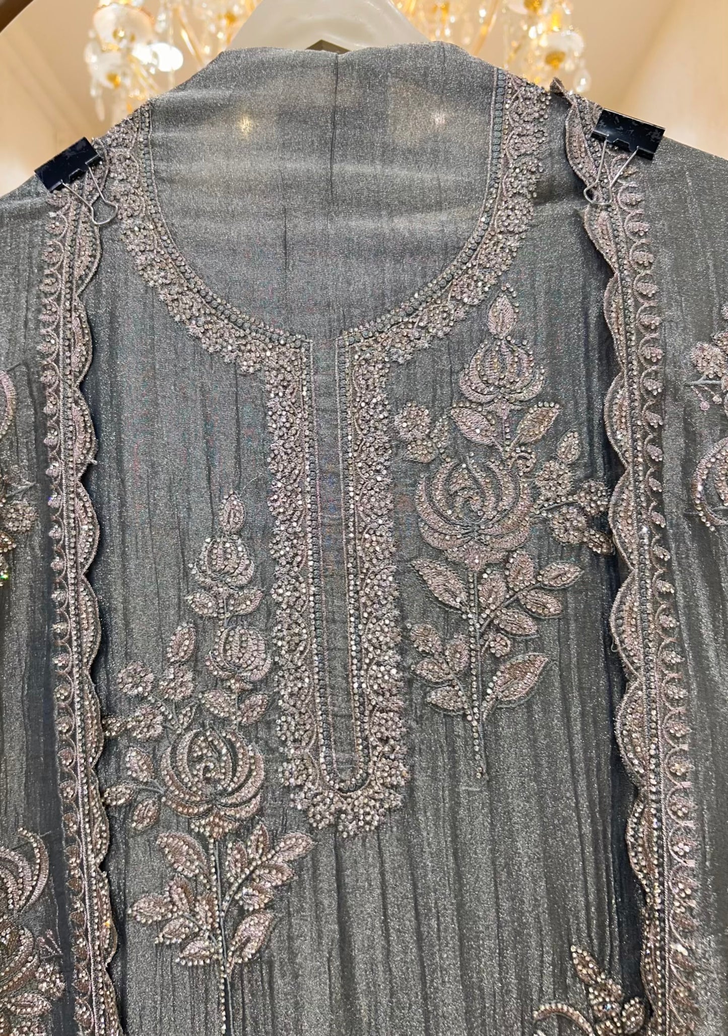 Zivara Crystal Élan Suit (Dark Green)