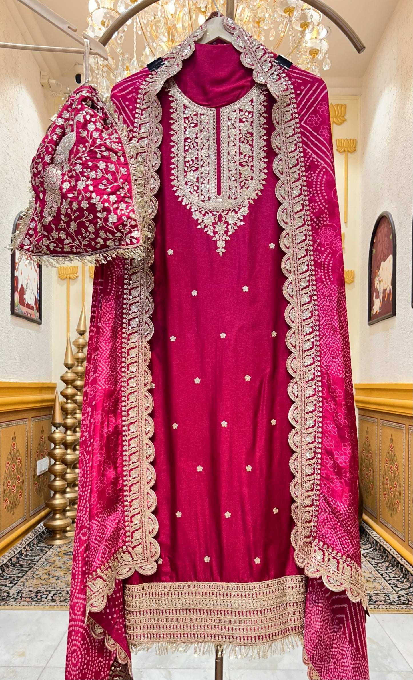 Svarangi Bandhani Suit