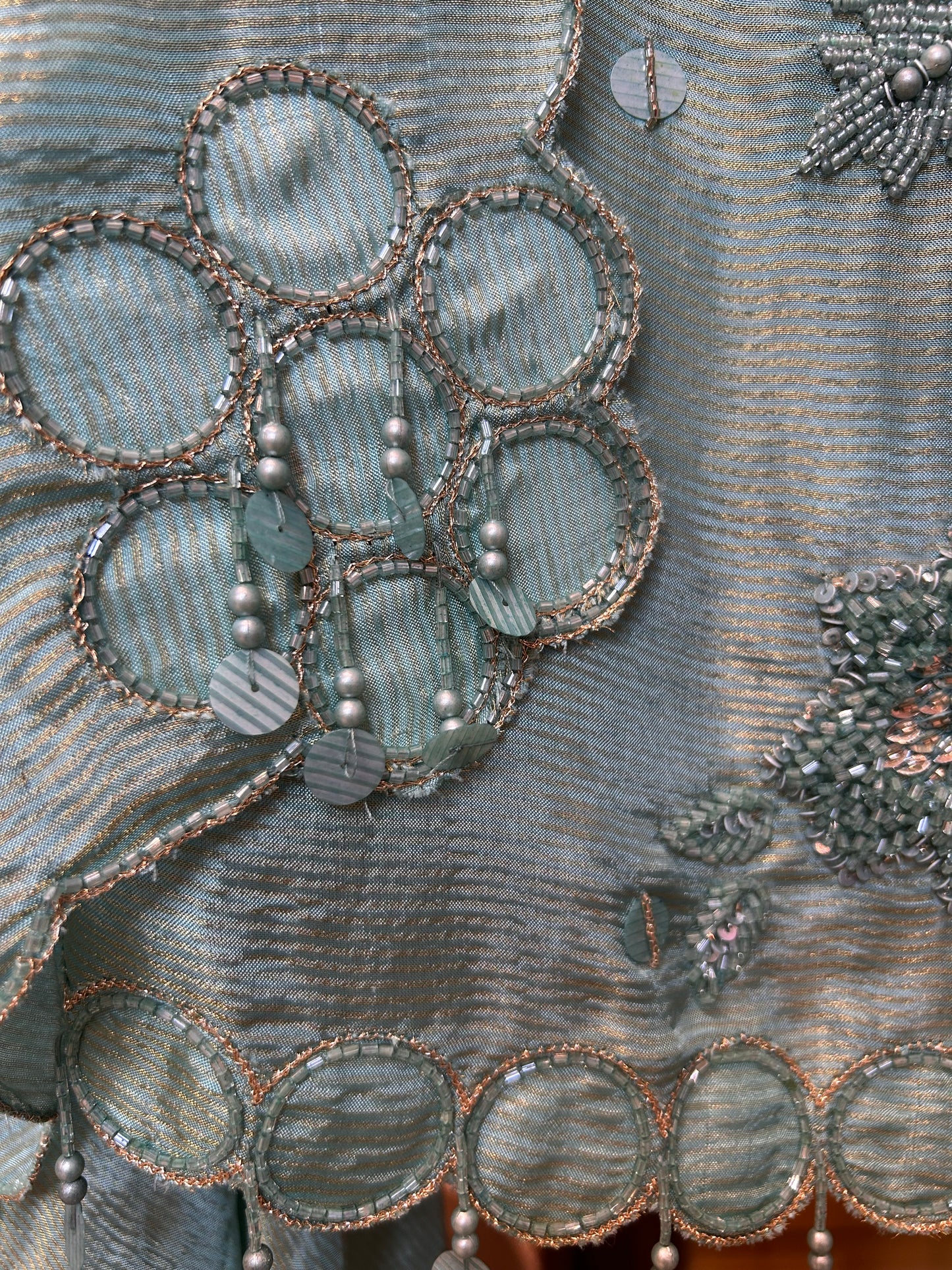 Mehira Organza Suit (Blue)