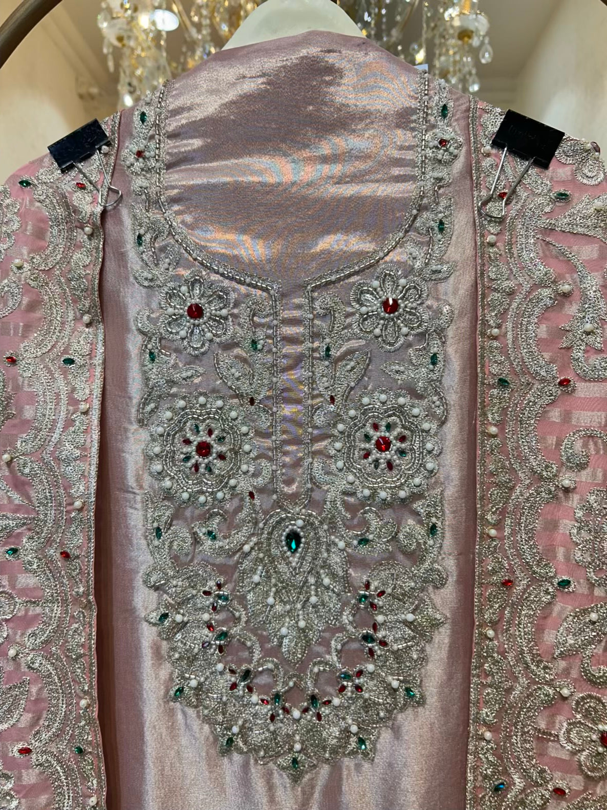 Afsheen Lumière Suit (Peach)