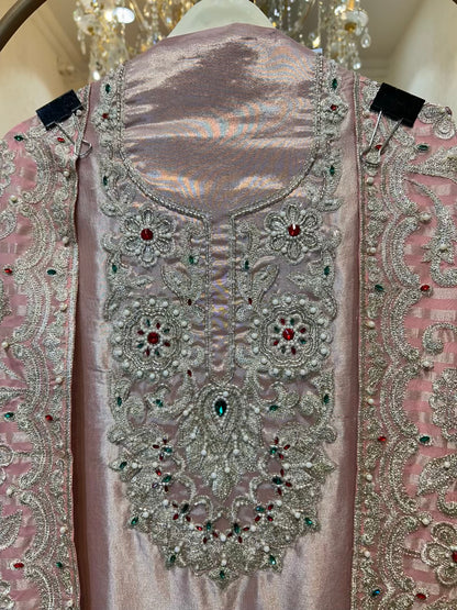Afsheen Lumière Suit (Peach)