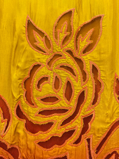 Zivara Appliqué Élan Suit (Rust)