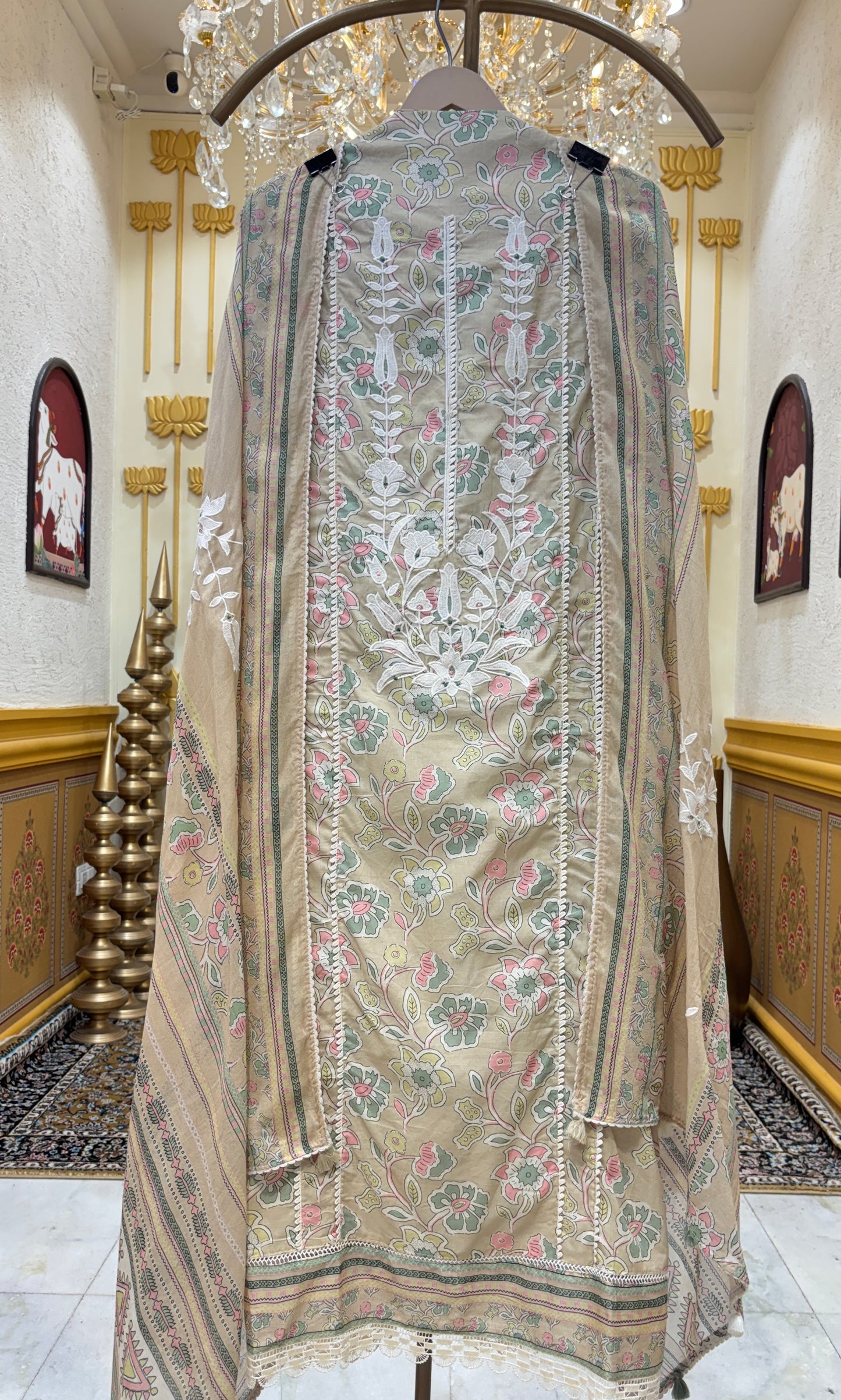 Gulraiz Threadlace Cotton Suit