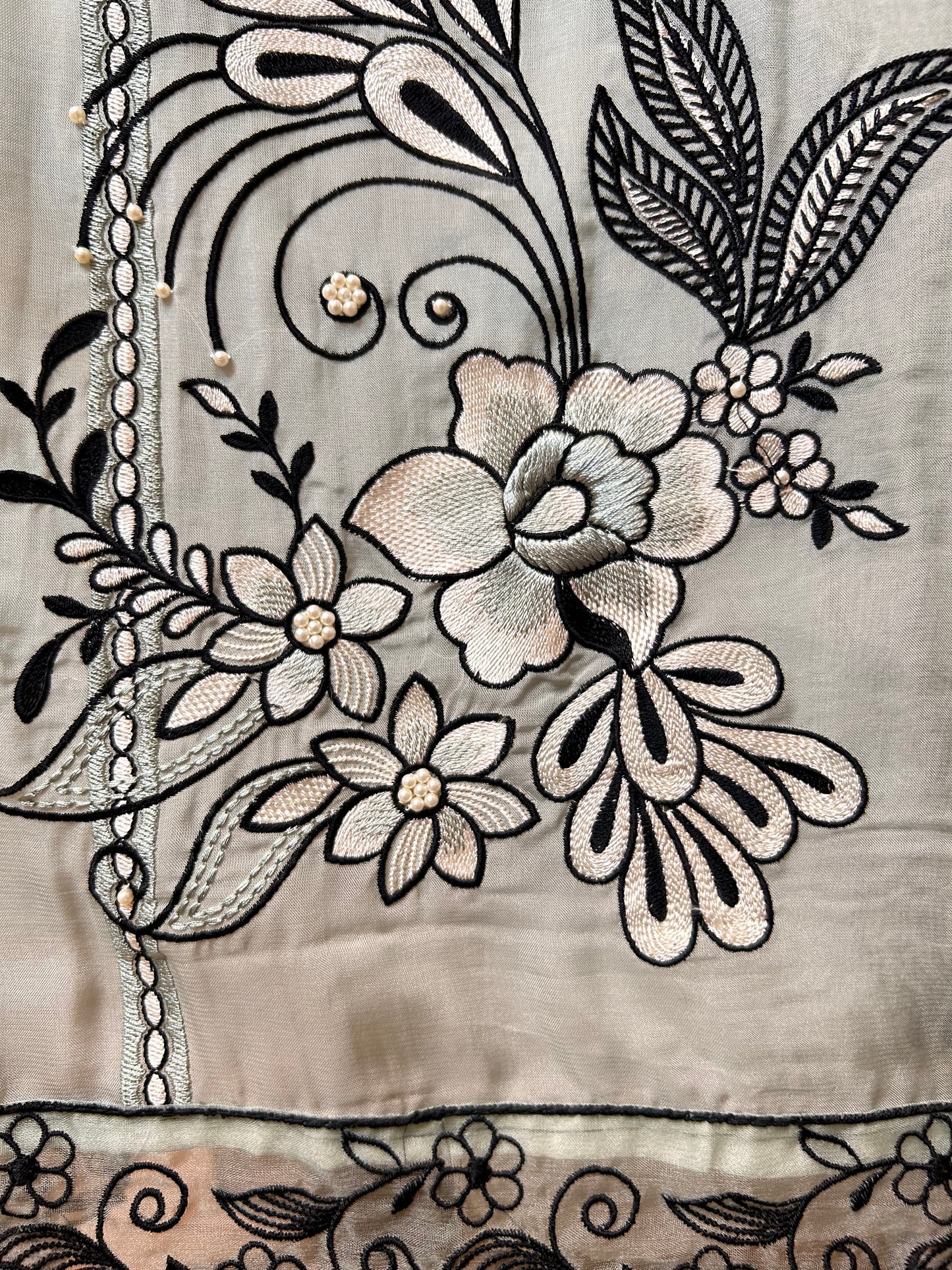 Viraahi Organza Suit (Blue)