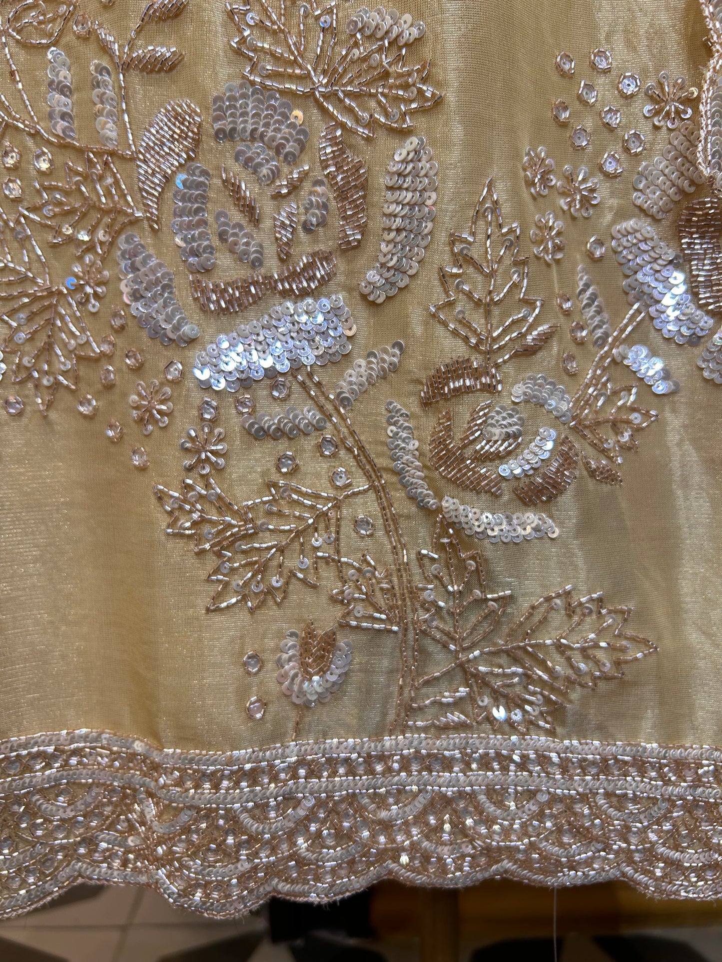 Zarqash Organza Suit (Yellow)