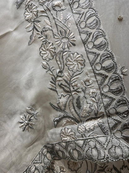 Aevora Pearlthread Organza Suit