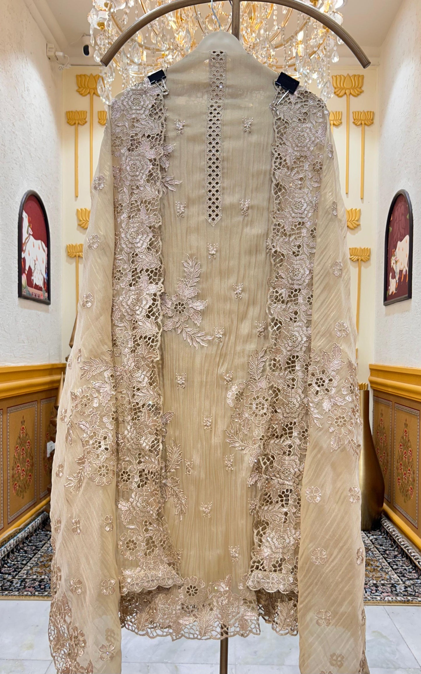 Seerat Crush Tissue Suit