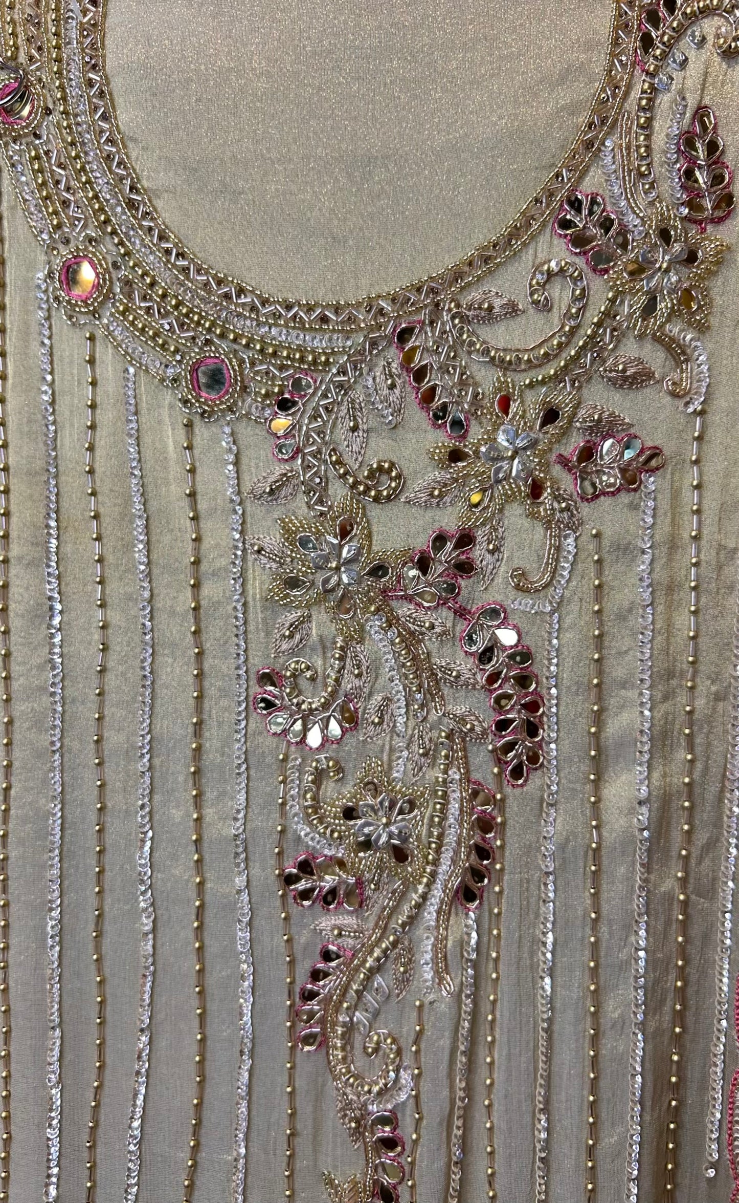 Chandbaliya Organza Suit