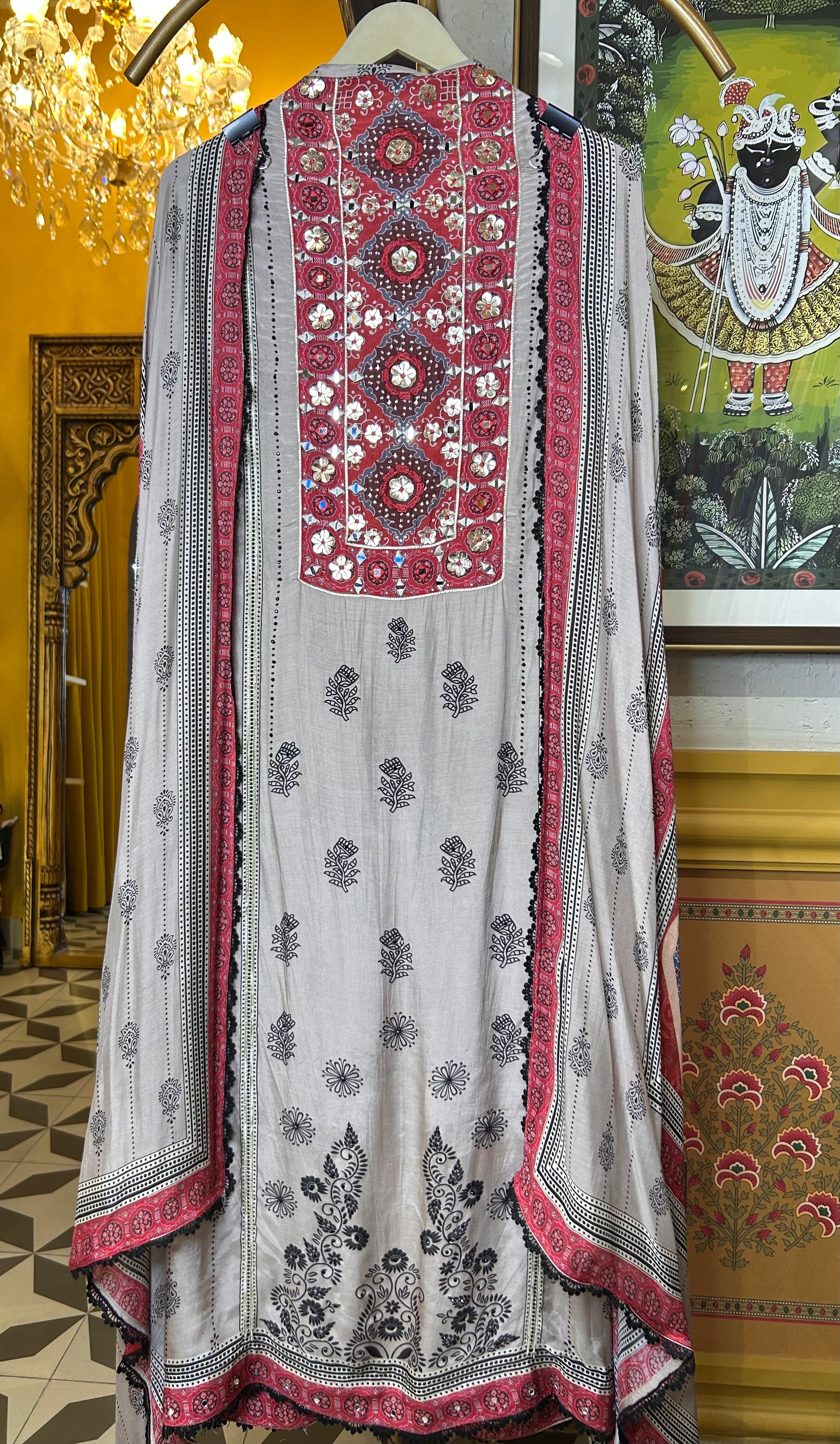 Saher Muslin Suit