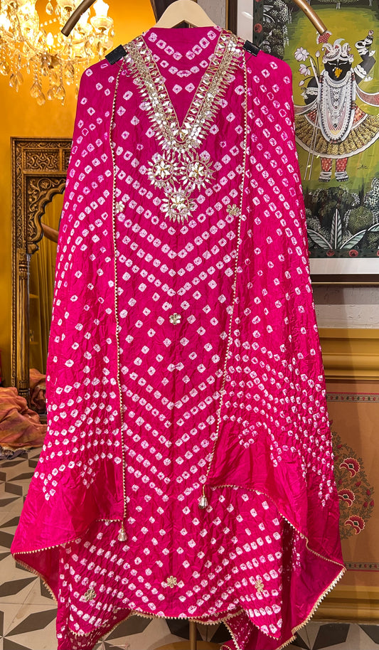 Rang-e-Bandhej (Pink)