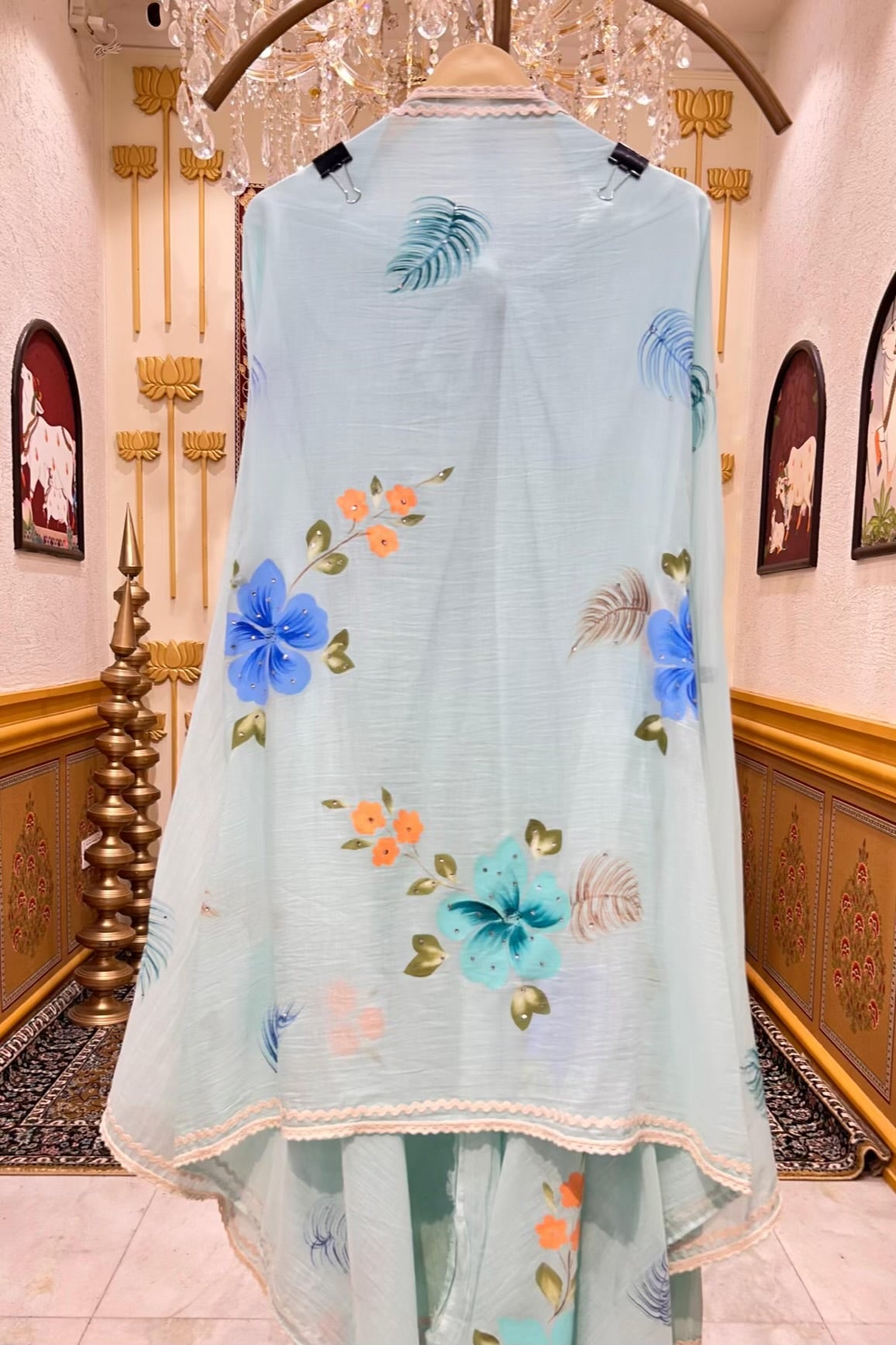 Soraya Handpainted Moti Suit