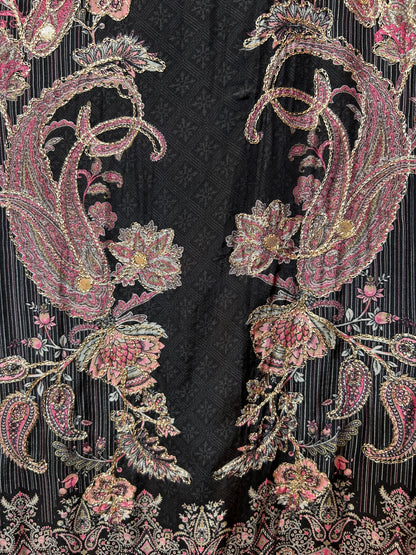 Naureen Muslin Suit (Black)