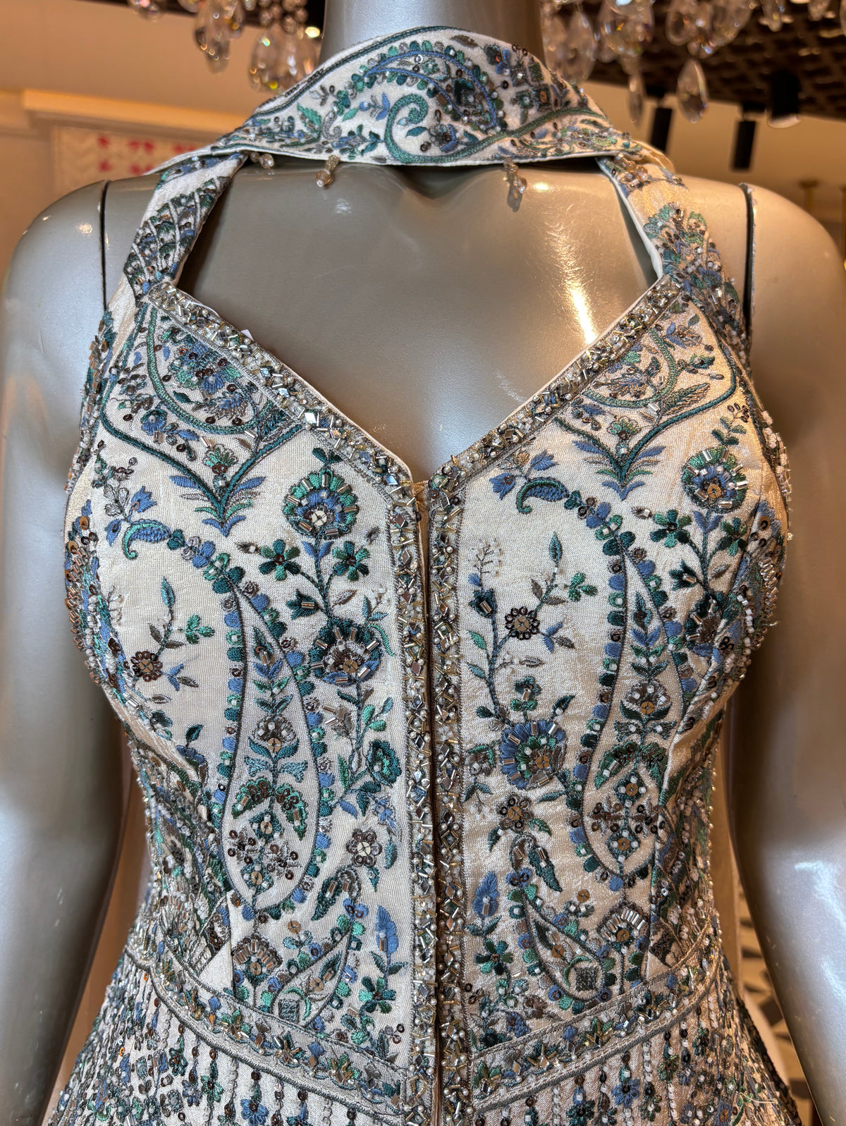 Nalini Shimmer Sharara Set