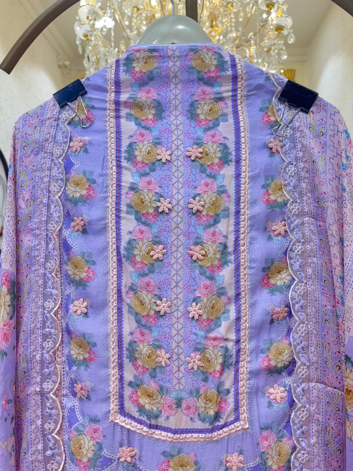 Sia Lace Muslin Suit