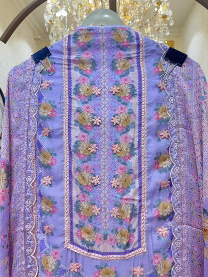 Sia Lace Muslin Suit