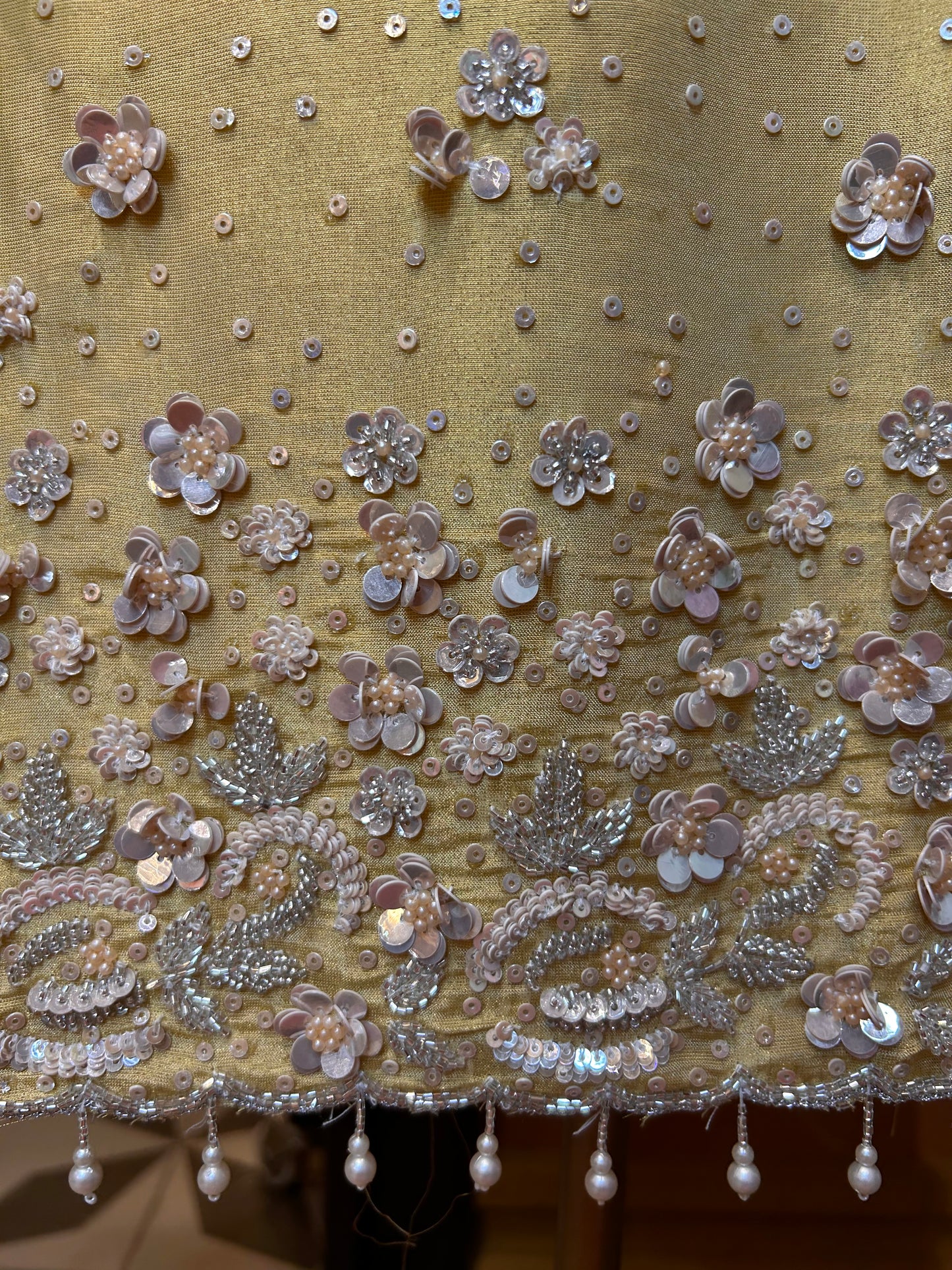 Ishvani Organza Suit (Yellow)