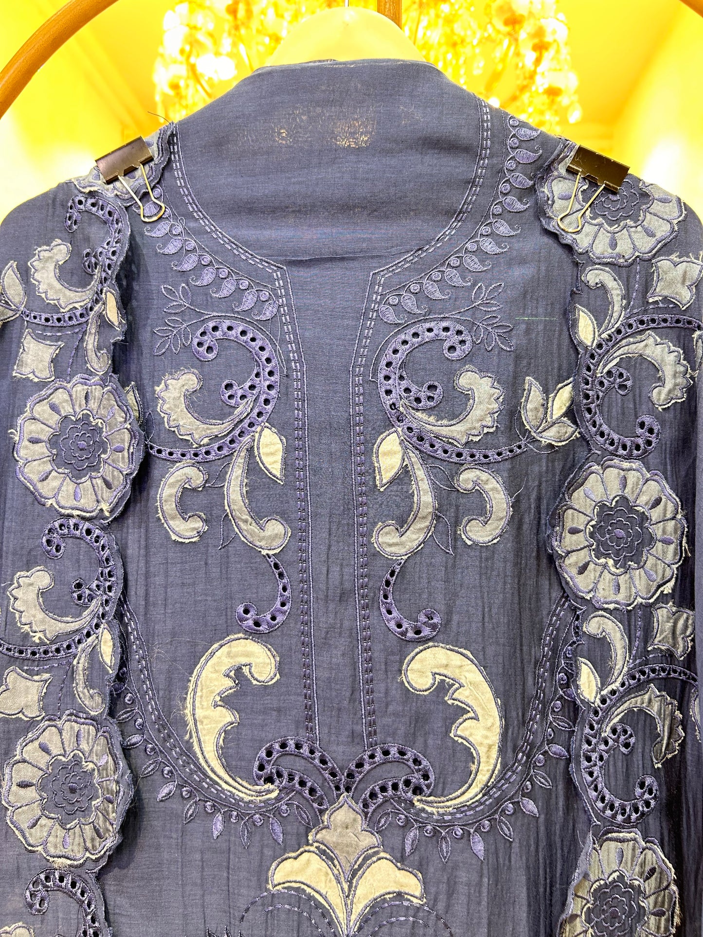 Gulposh Appliqué Suit