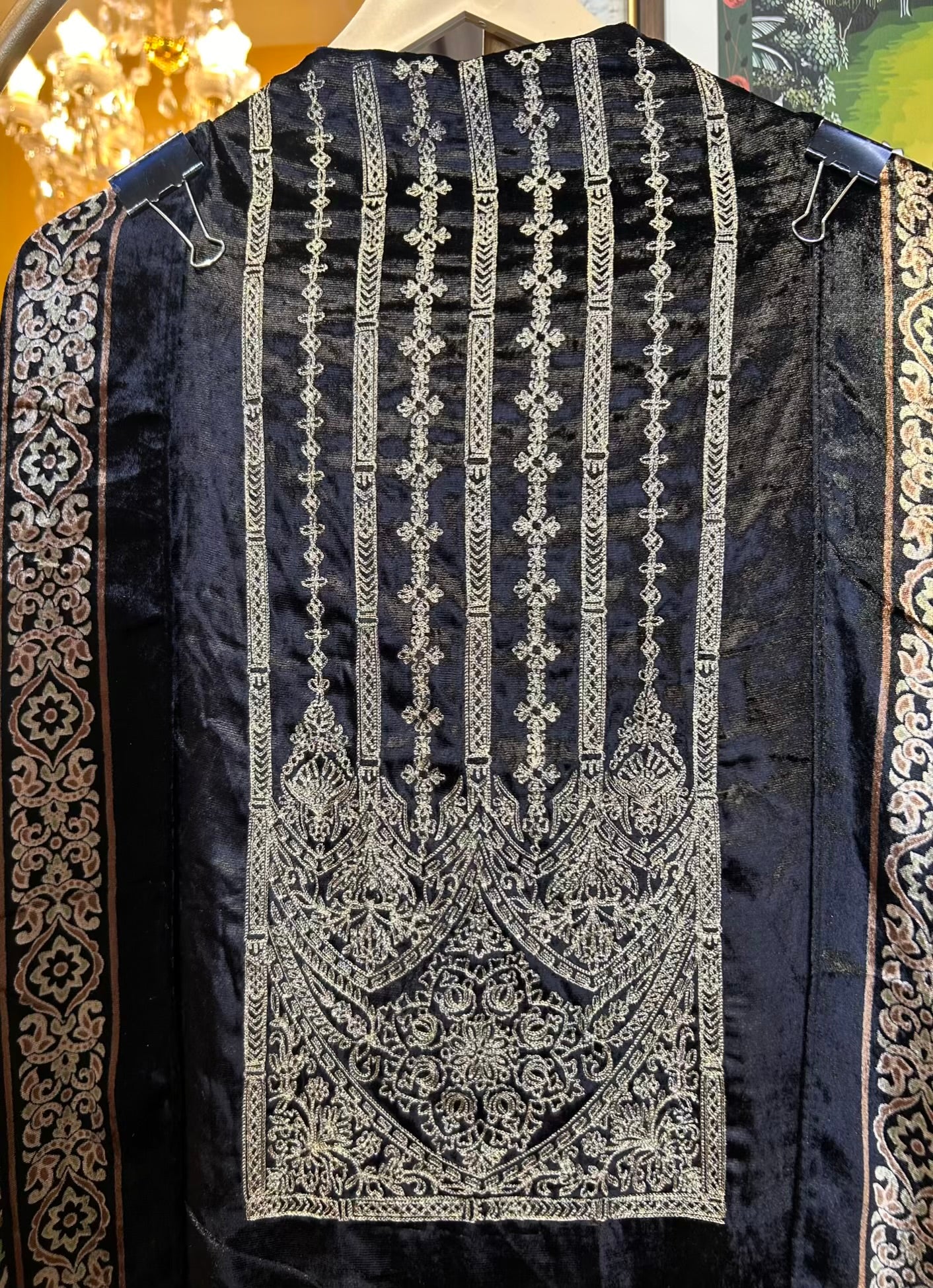 Noorani Velvet Suit (Black)