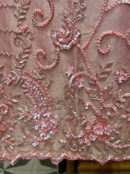 Fariyara Organza Suit (Pink)