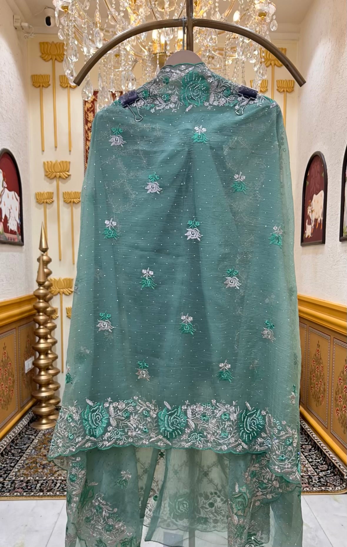 Mehrya Zari Élan Suit (Green)