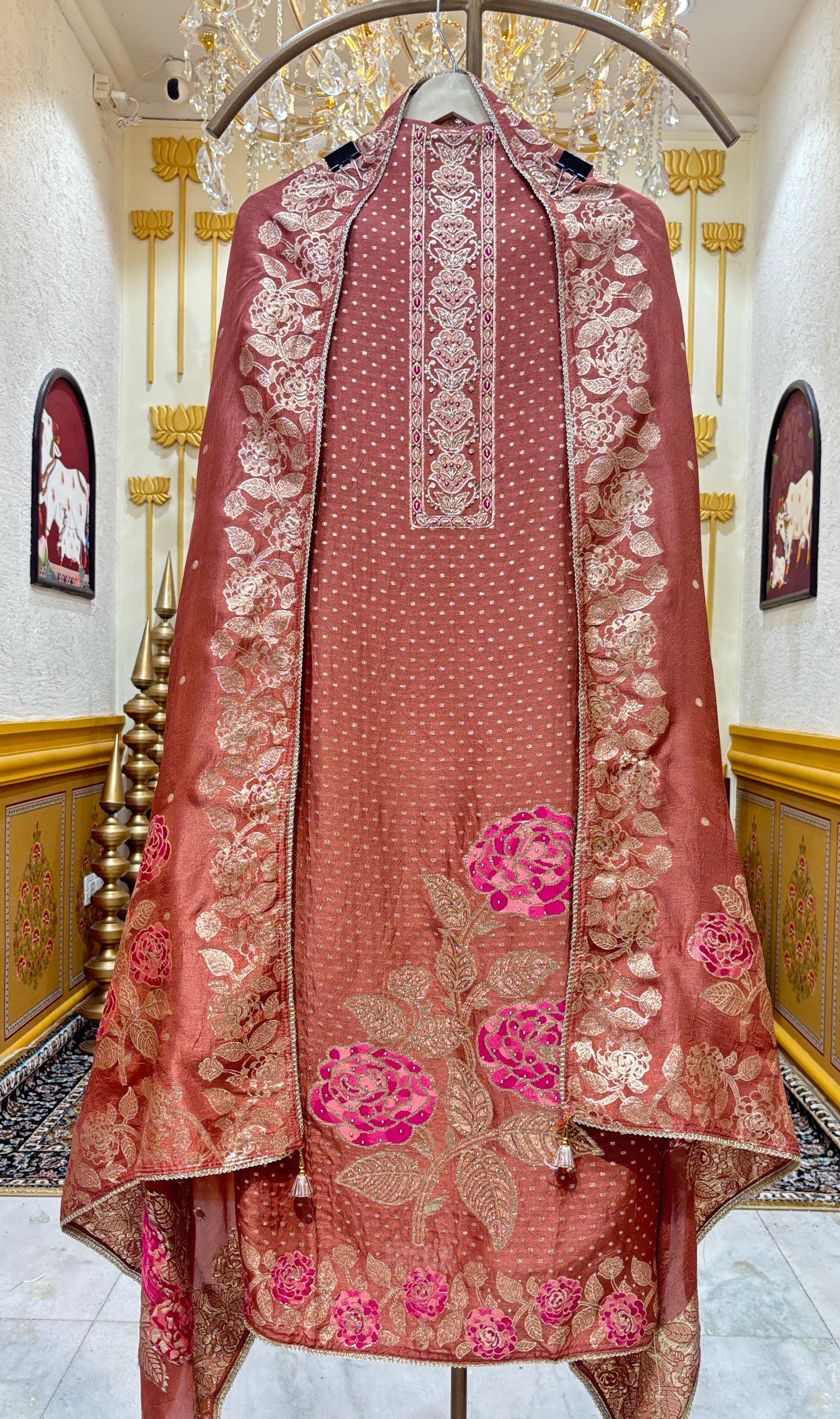 Zarmeher Banarasi Suit