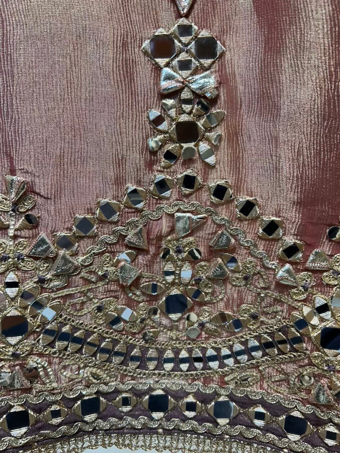 Nooriza Gota Aaina Suit (Pink)