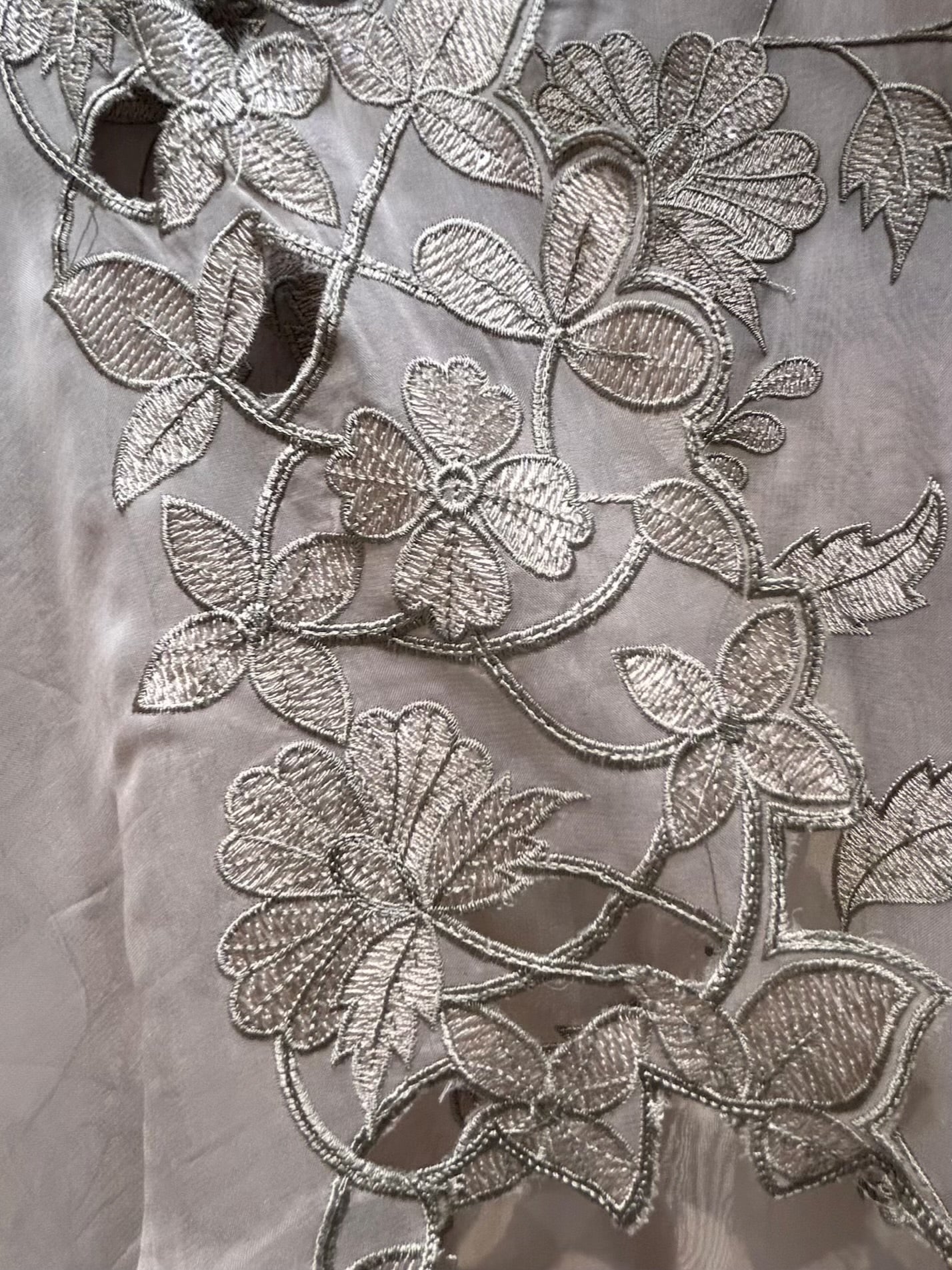 Zynera Threadspark Organza Suit