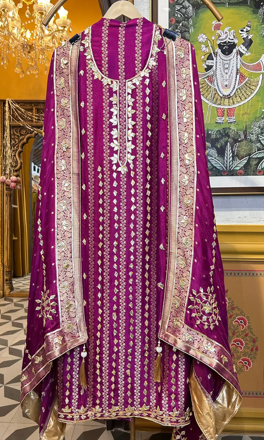 Gota-e-Zar (Purple)
